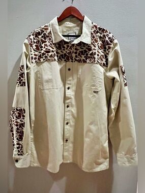 Heybo Outdoors Camo Vented Long Sleeve Button for Men